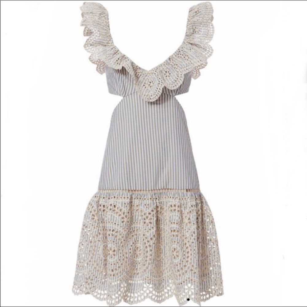 Zimmermann Meridian Striped Dress